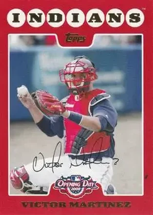 2008 Topps Opening Day #28 - Victor Martinez - Cleveland Indians