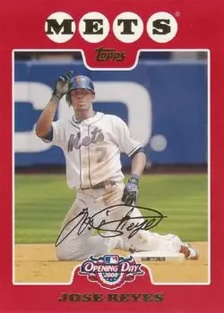 2008 Topps Opening Day #30 - Jose Reyes - New York Mets