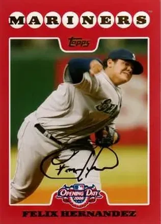 2008 Topps Opening Day #36 - Felix Hernandez - Seattle Mariners
