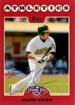 2008 Topps Opening Day #41 - Jack Cust - Oakland Athletics