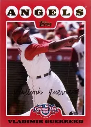 2008 Topps Opening Day #42 - Vladimir Guerrero - Los Angeles Angels