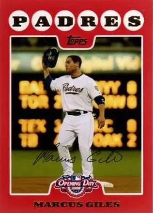 2008 Topps Opening Day #43 - Marcus Giles - San Diego Padres