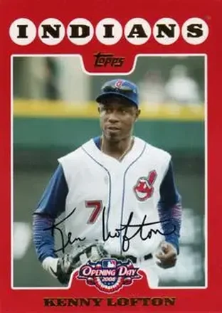 2008 Topps Opening Day #44 - Kenny Lofton - Cleveland Indians