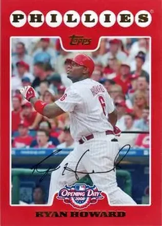 2008 Topps Opening Day #46 - Ryan Howard - Philadelphia Phillies
