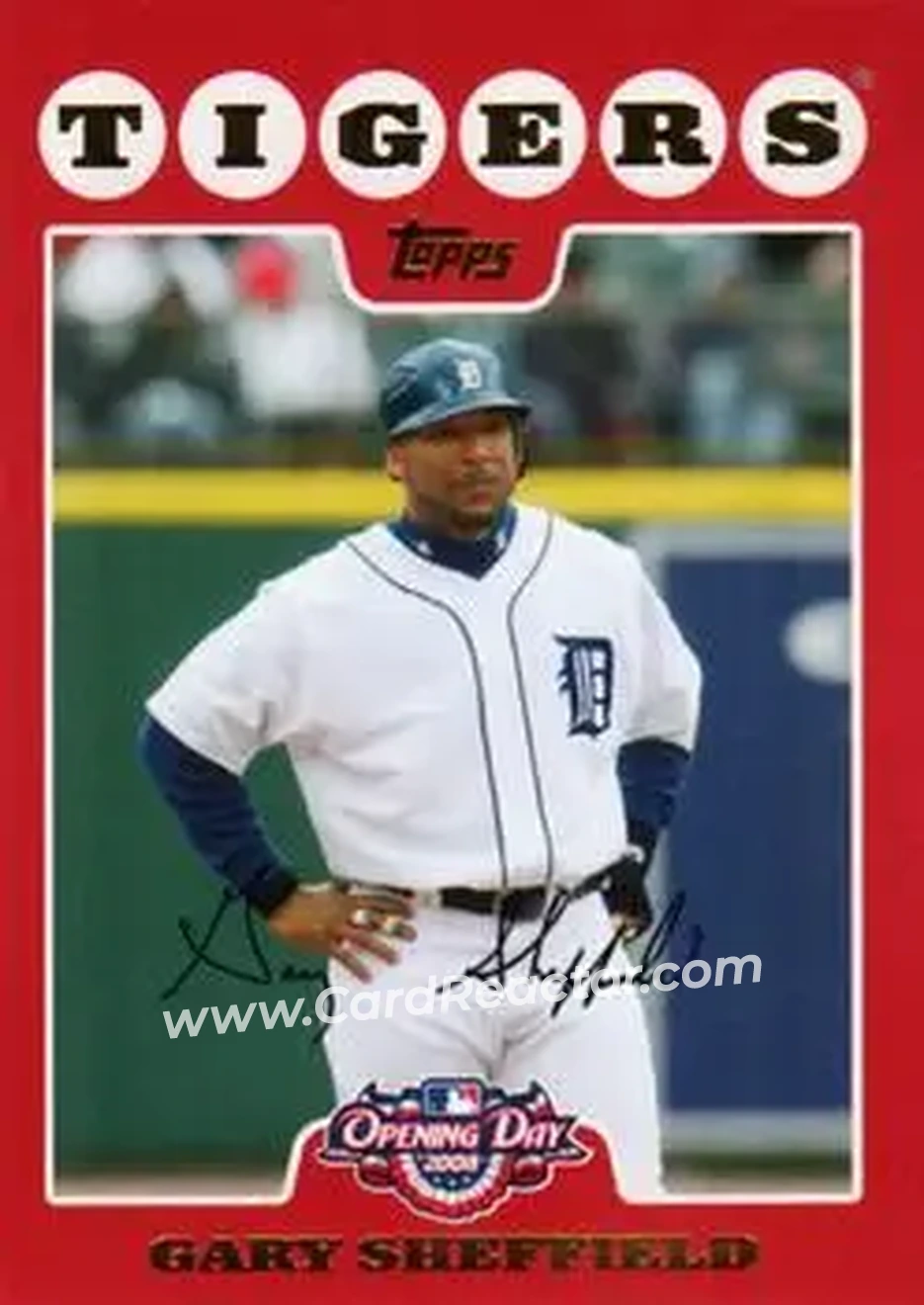 2008 Topps Opening Day #48 - Gary Sheffield - Detroit Tigers - Front