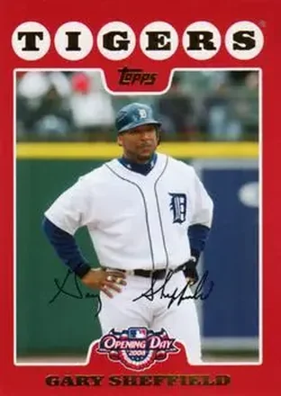 2008 Topps Opening Day #48 - Gary Sheffield - Detroit Tigers