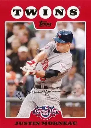 2008 Topps Opening Day #49 - Justin Morneau - Minnesota Twins
