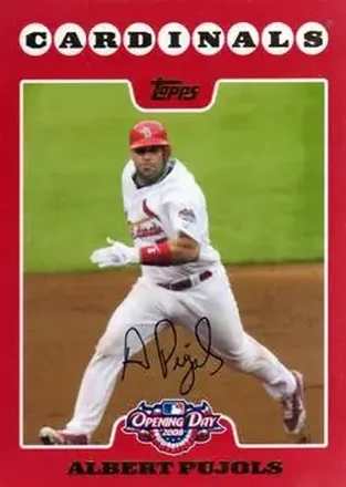 2008 Topps Opening Day #50 - Albert Pujols - St. Louis Cardinals