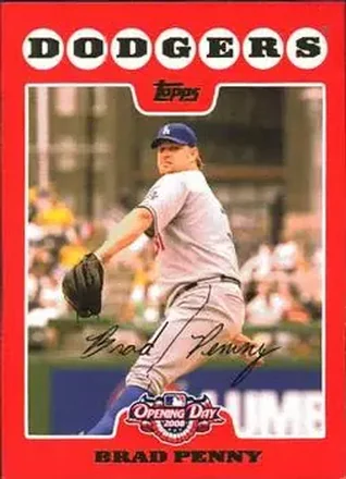 2008 Topps Opening Day #59 - Brad Penny - Los Angeles Dodgers