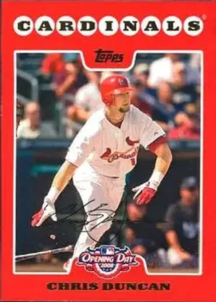 2008 Topps Opening Day #63 - Chris Duncan - St. Louis Cardinals