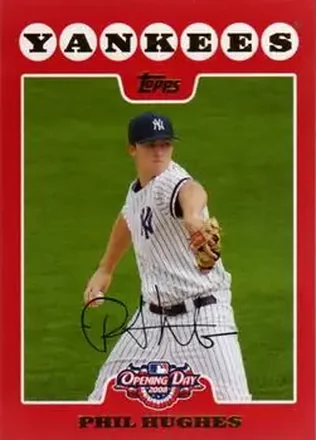 2008 Topps Opening Day #70 - Phil Hughes - New York Yankees