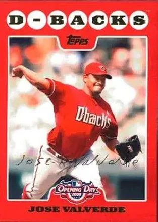 2008 Topps Opening Day #76 - Jose Valverde - Arizona Diamondbacks