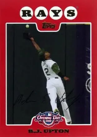 2008 Topps Opening Day #80 - B.J. Upton - Tampa Bay Rays