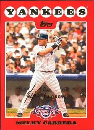 2008 Topps Opening Day #85 - Melky Cabrera - New York Yankees