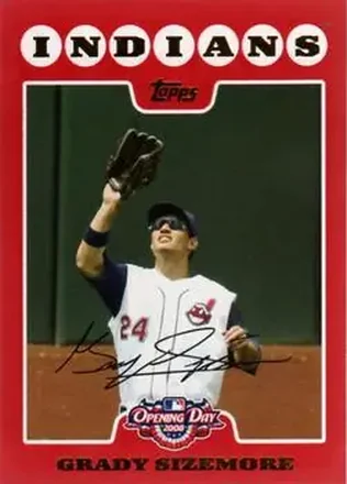 2008 Topps Opening Day #90 - Grady Sizemore - Cleveland Indians