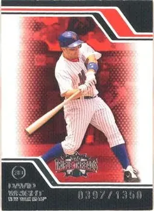 2008 Topps Triple Threads #1 - David Wright - New York Mets