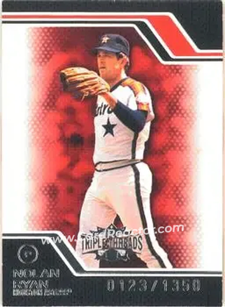 2008 Topps Triple Threads #2 - Nolan Ryan - Houston Astros - Front