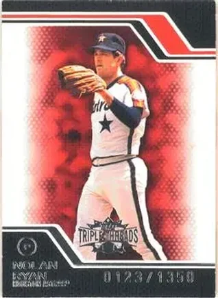 2008 Topps Triple Threads #2 - Nolan Ryan - Houston Astros