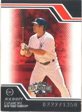 2008 Topps Triple Threads #3 - Johnny Damon - New York Yankees