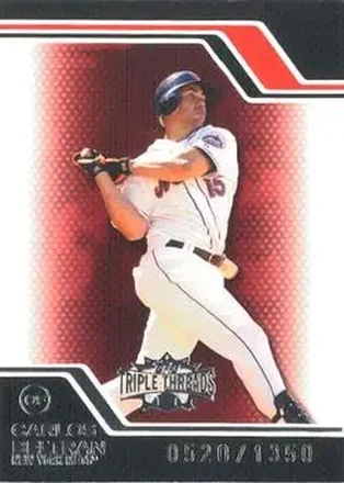 2008 Topps Triple Threads #6 - Carlos Beltran - New York Mets