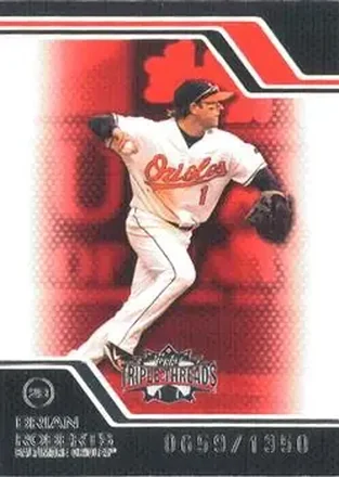 2008 Topps Triple Threads #8 - Brian Roberts - Baltimore Orioles