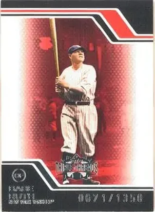 2008 Topps Triple Threads #10 - Babe Ruth - New York Yankees