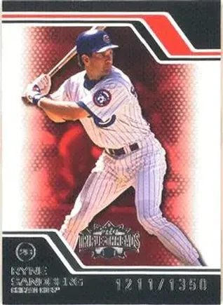 2008 Topps Triple Threads #11 - Ryne Sandberg - Chicago Cubs