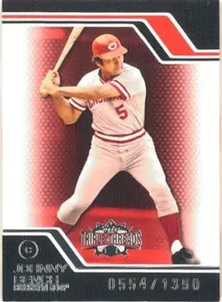 2008 Topps Triple Threads #15 - Johnny Bench - Cincinnati Reds