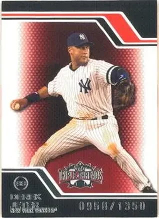 2008 Topps Triple Threads #18 - Derek Jeter - New York Yankees