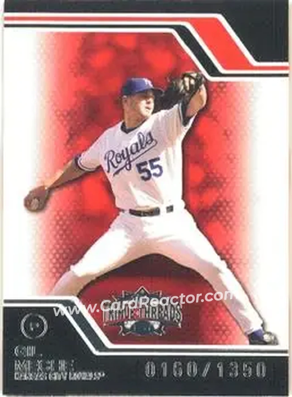 2008 Topps Triple Threads #19 - Gil Meche - Kansas City Royals - Front