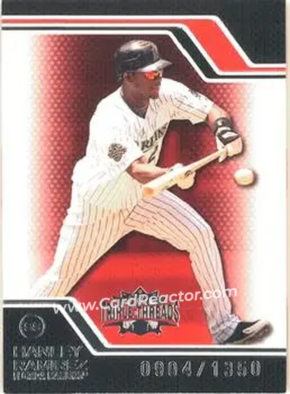 2008 Topps Triple Threads #20 - Hanley Ramirez - Florida Marlins - Front
