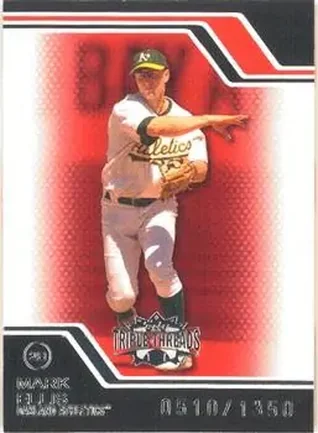 2008 Topps Triple Threads #26 - Mark Ellis - Oakland Athletics
