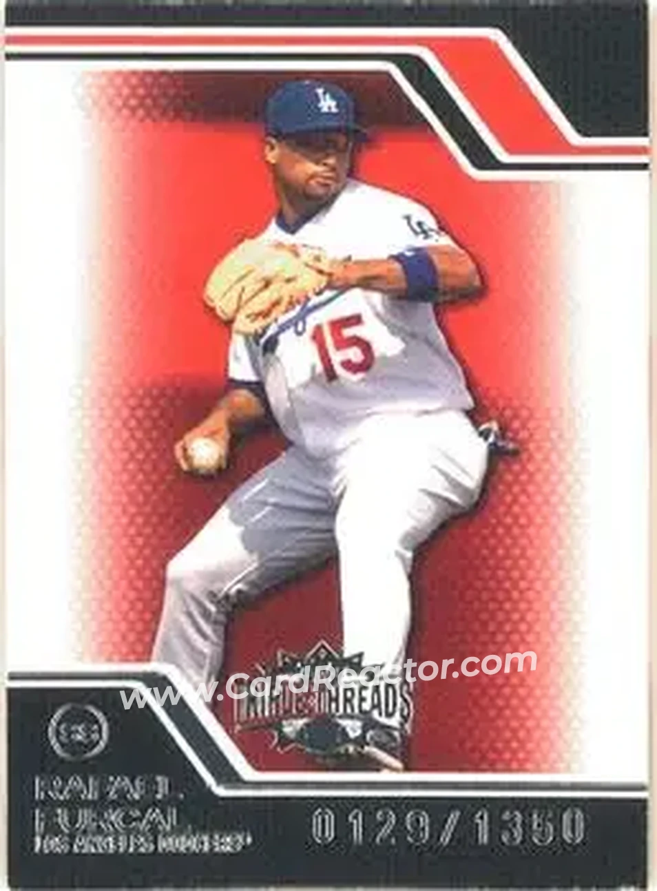 2008 Topps Triple Threads #33 - Rafael Furcal - Los Angeles Dodgers - Front