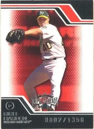 2008 Topps Triple Threads #36 - Rich Harden - Oakland Athletics