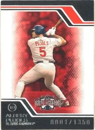 2008 Topps Triple Threads #38 - Albert Pujols - St. Louis Cardinals