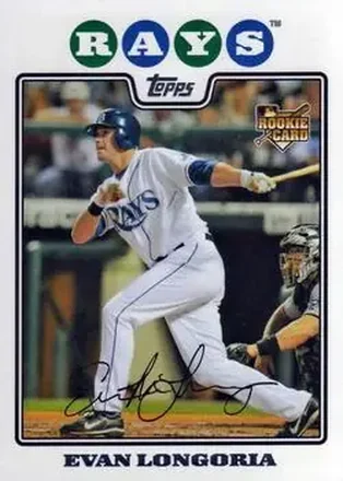 2008 Topps Updates & Highlights #UH10 - Evan Longoria - Tampa Bay Rays