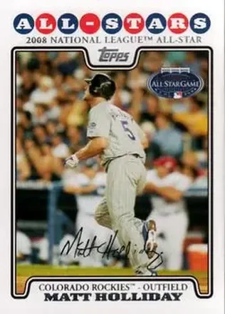2008 Topps Updates & Highlights #UH11 - Matt Holliday - Colorado Rockies