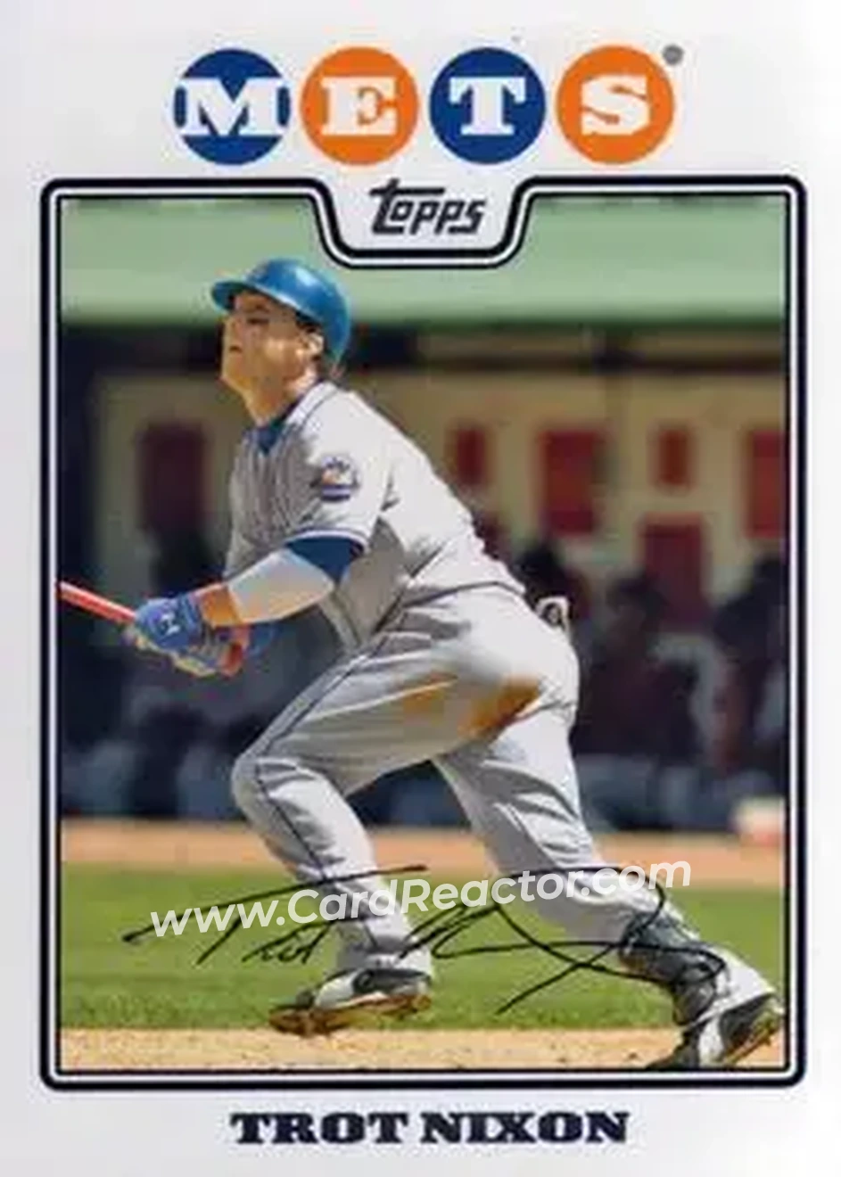 2008 Topps Updates & Highlights #UH12 - Trot Nixon - New York Mets - Front
