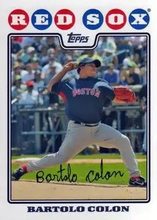 2008 Topps Updates & Highlights #UH14 - Bartolo Colon - Boston Red Sox