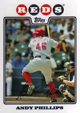 2008 Topps Updates & Highlights #UH18 - Andy Phillips - Cincinnati Reds