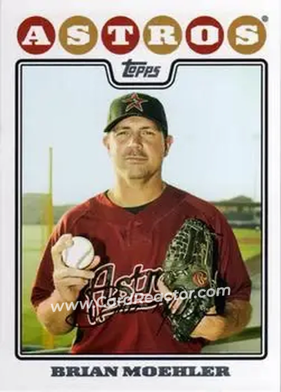 2008 Topps Updates & Highlights #UH22 - Brian Moehler - Houston Astros