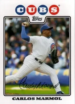 2008 Topps Updates & Highlights #UH33 - Carlos Marmol - Chicago Cubs