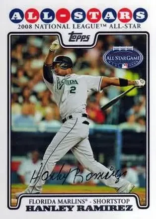 2008 Topps Updates & Highlights #UH35 - Hanley Ramirez - Florida Marlins