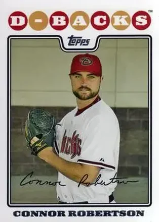 2008 Topps Updates & Highlights #UH37 - Connor Robertson - Arizona Diamondbacks