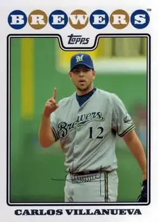 2008 Topps Updates & Highlights #UH38 - Carlos Villanueva - Milwaukee Brewers