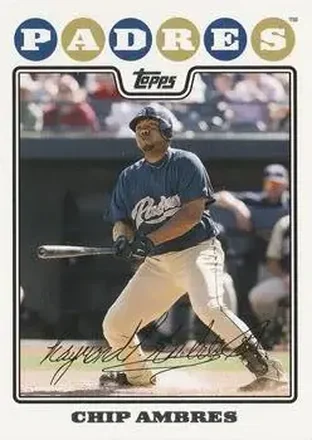 2008 Topps Updates & Highlights #UH42 - Chip Ambres - San Diego Padres
