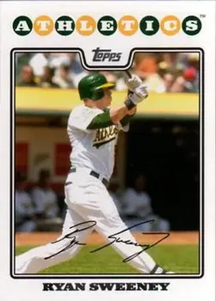 2008 Topps Updates & Highlights #UH44 - Ryan Sweeney - Oakland Athletics