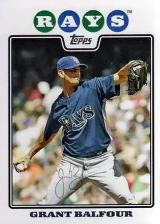 2008 Topps Updates & Highlights #UH48 - Grant Balfour - Tampa Bay Rays