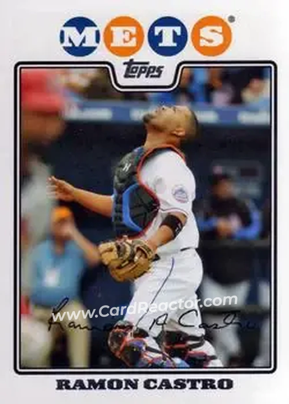 2008 Topps Updates & Highlights #UH57 - Ramon Castro - New York Mets - Front 2008 Topps Updates & Highlights #UH57 - Ramon Castro - New York Mets - Front