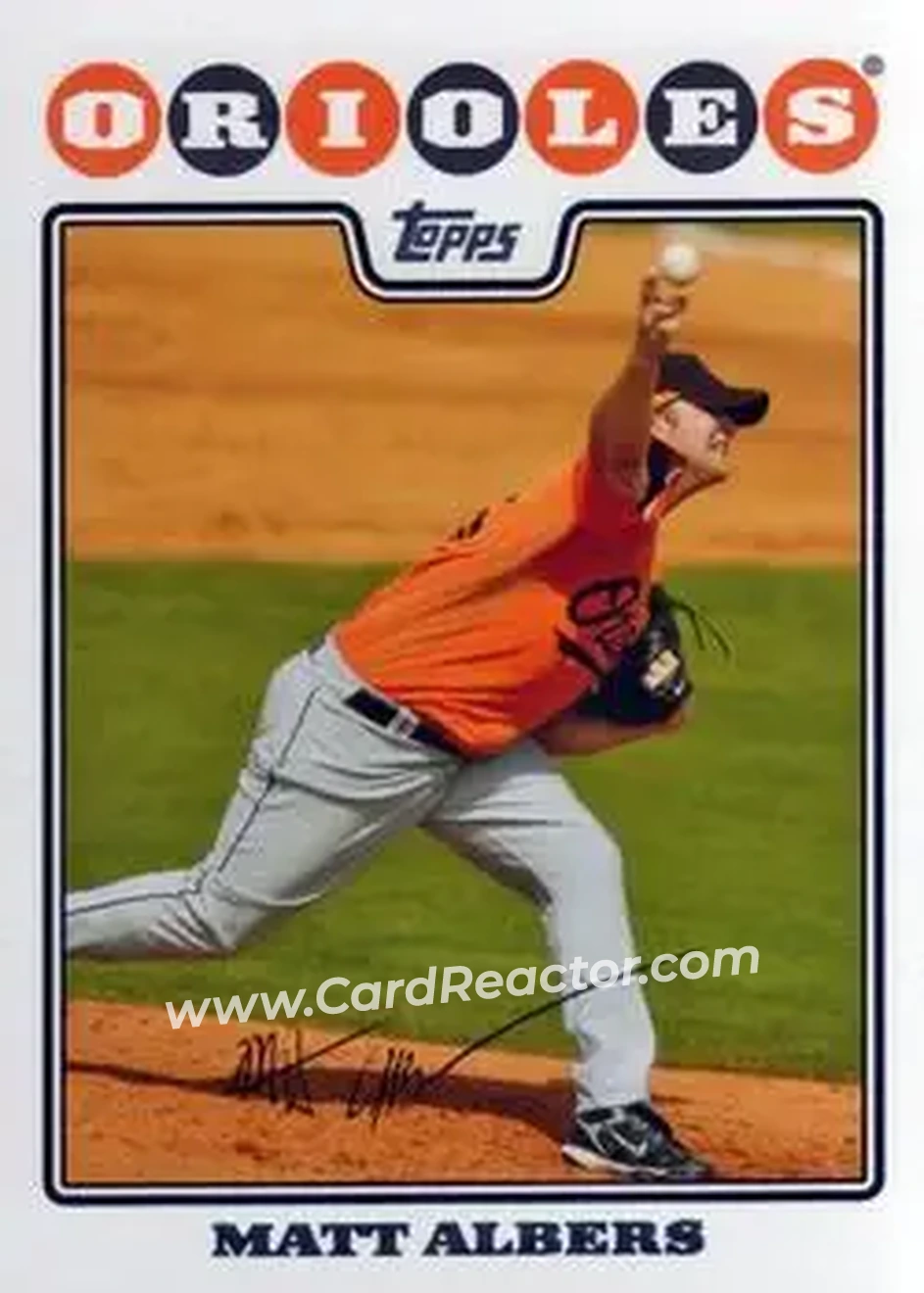 2008 Topps Updates & Highlights #UH62 - Matt Albers - Baltimore Orioles - Front 2008 Topps Updates & Highlights #UH62 - Matt Albers - Baltimore Orioles - Front